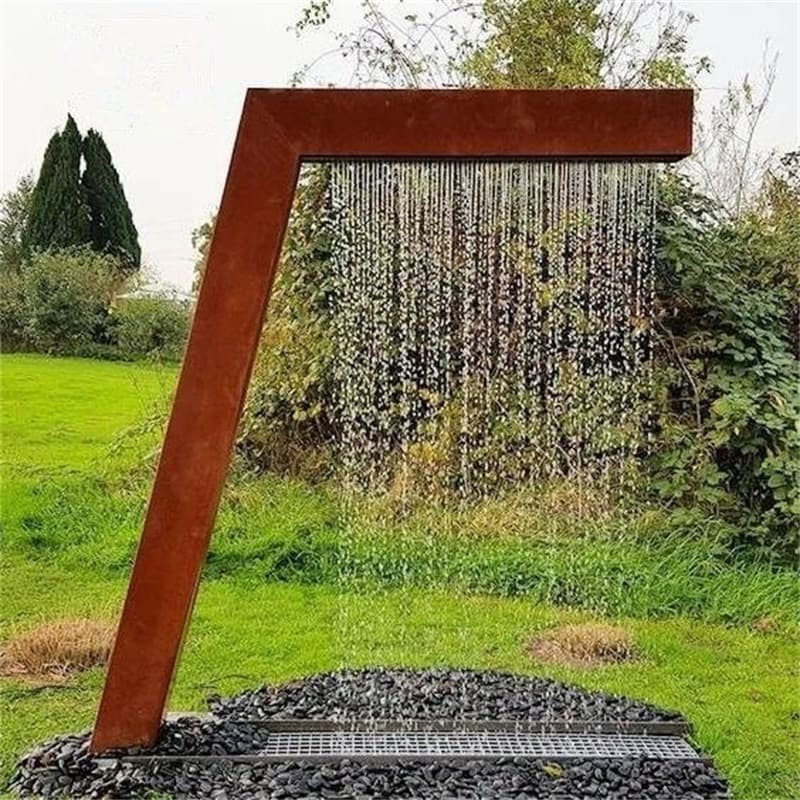 Chinese Style Corten Steel Water Fountain Supplier